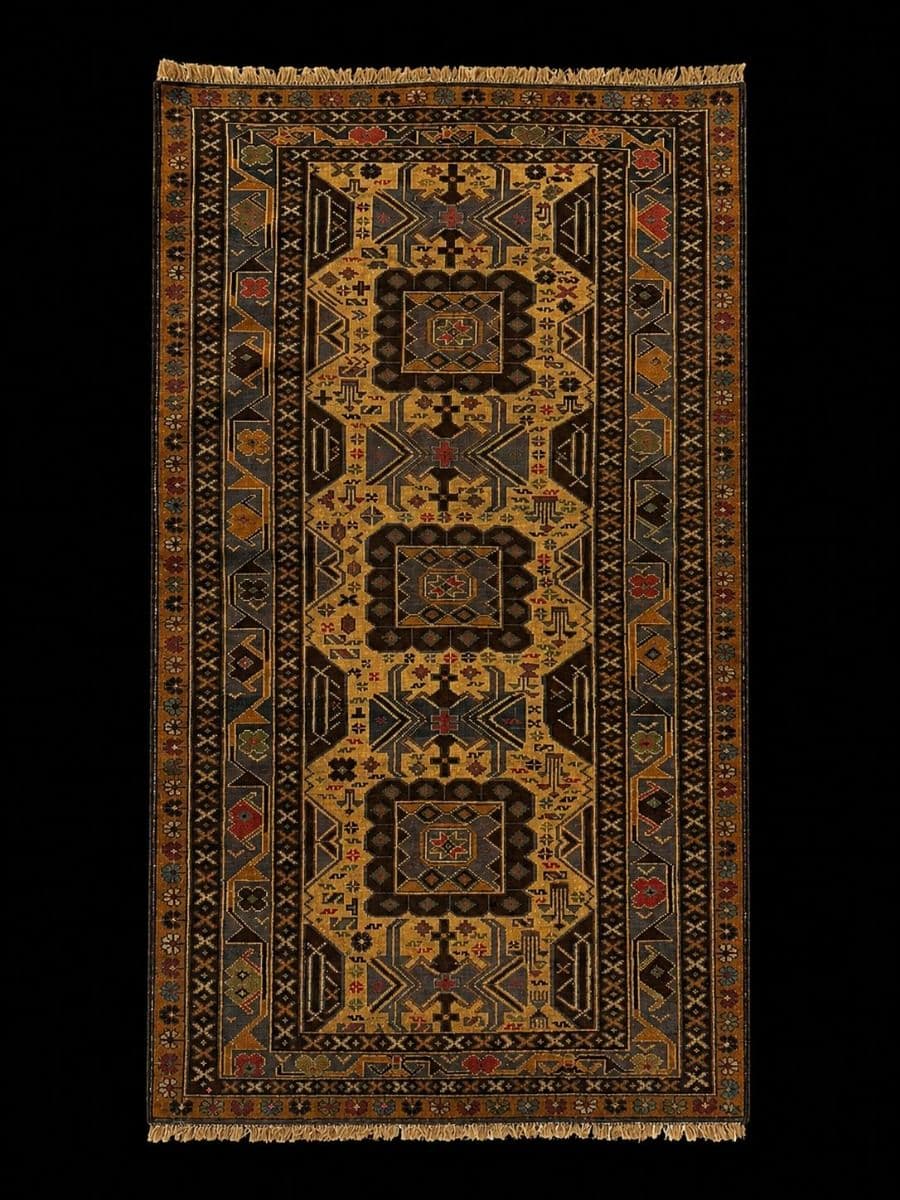 ALFOMBRA UNICA BALUCHI AFGANA 116X208