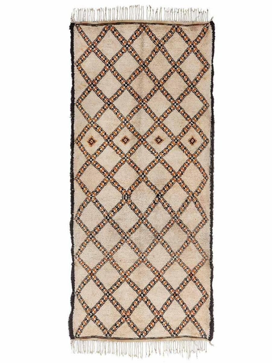ALFOMBRA MANUAL TRIBAL MARRUECOS 180x395