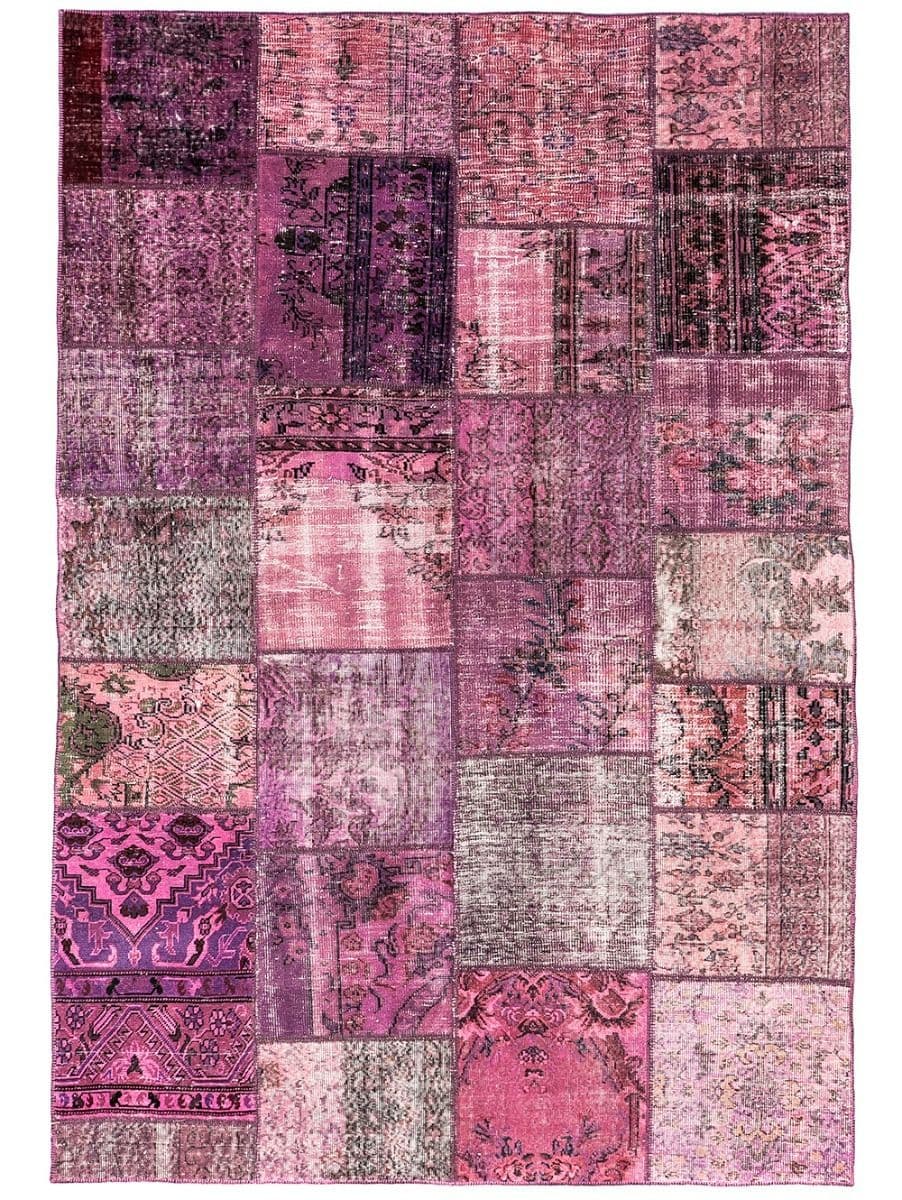 PATCHWORK ANTIQUE PERSIA FUCSIA 203x297