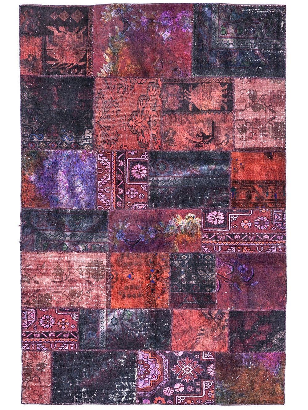 PATCHWORK RED 200x300