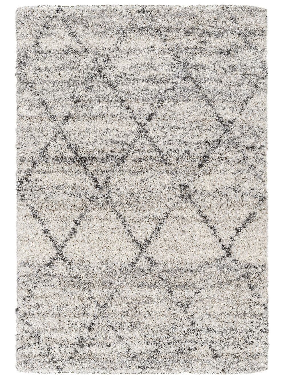 SHAGGY BRUMA MARROQUI GREY/IVORY 200X275