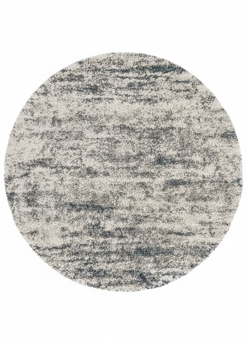 SHAGGY BRUMA SER ROUND IVORY/GREY