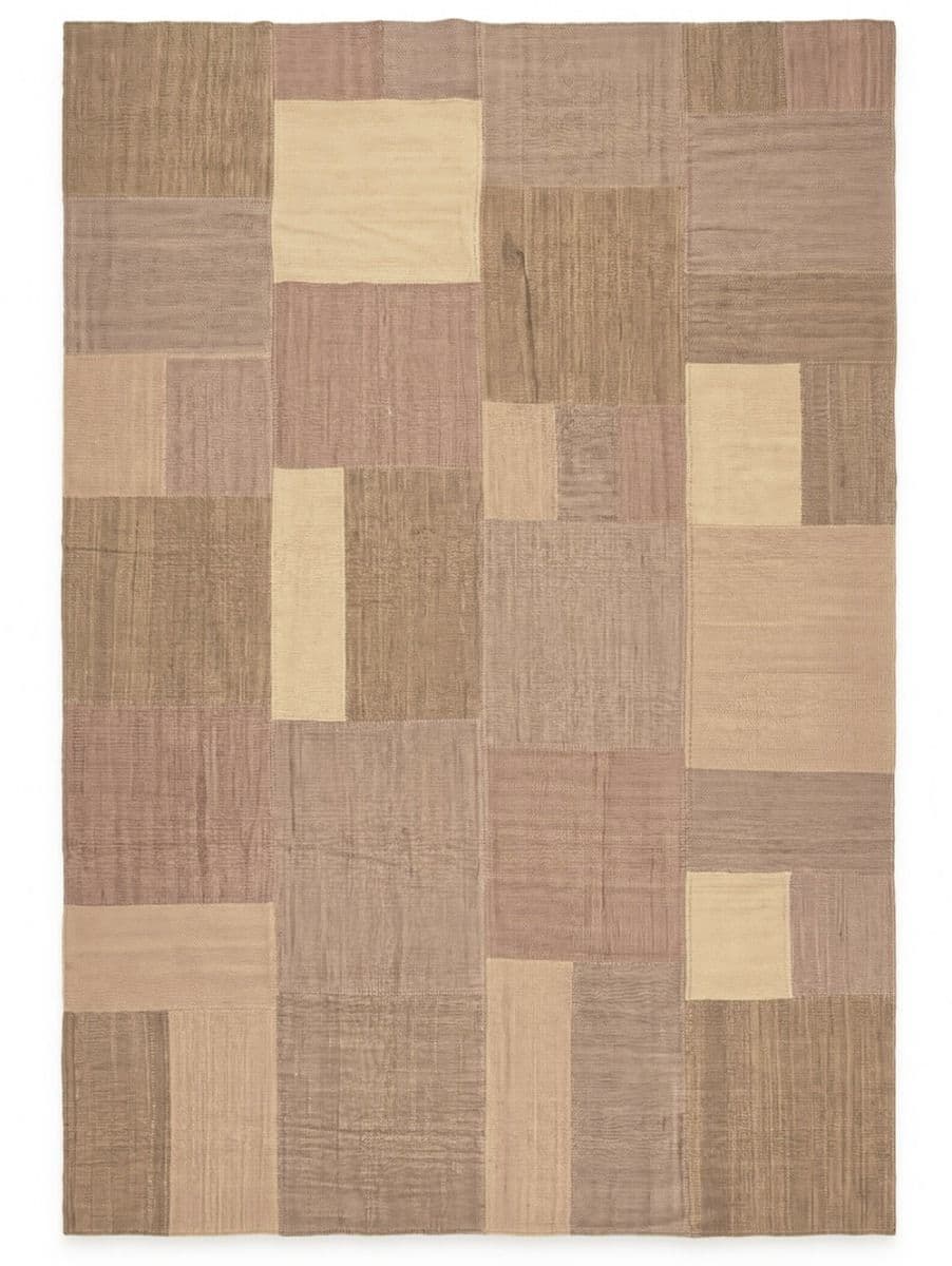 PATCHWORK KILIM YELLOW TONES AMARILLO 270X370