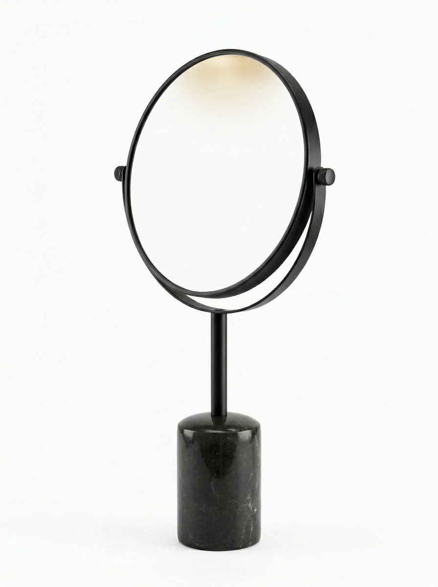 ESPEJO DE MESA TAVA MARBLE BLACK